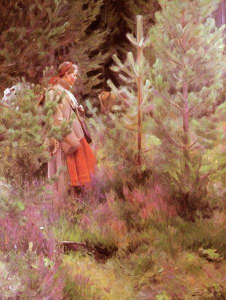 Anders Zorn Vallkulla oil painting picture